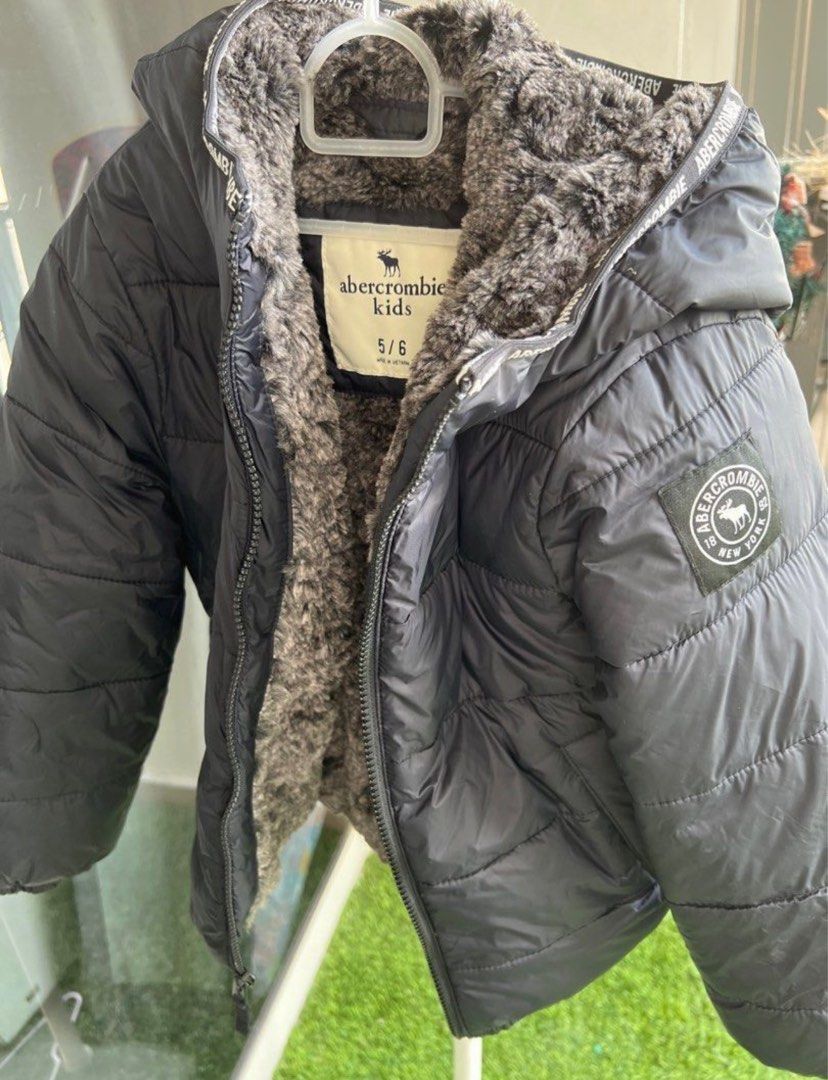 Abercrombie fur jacket discount