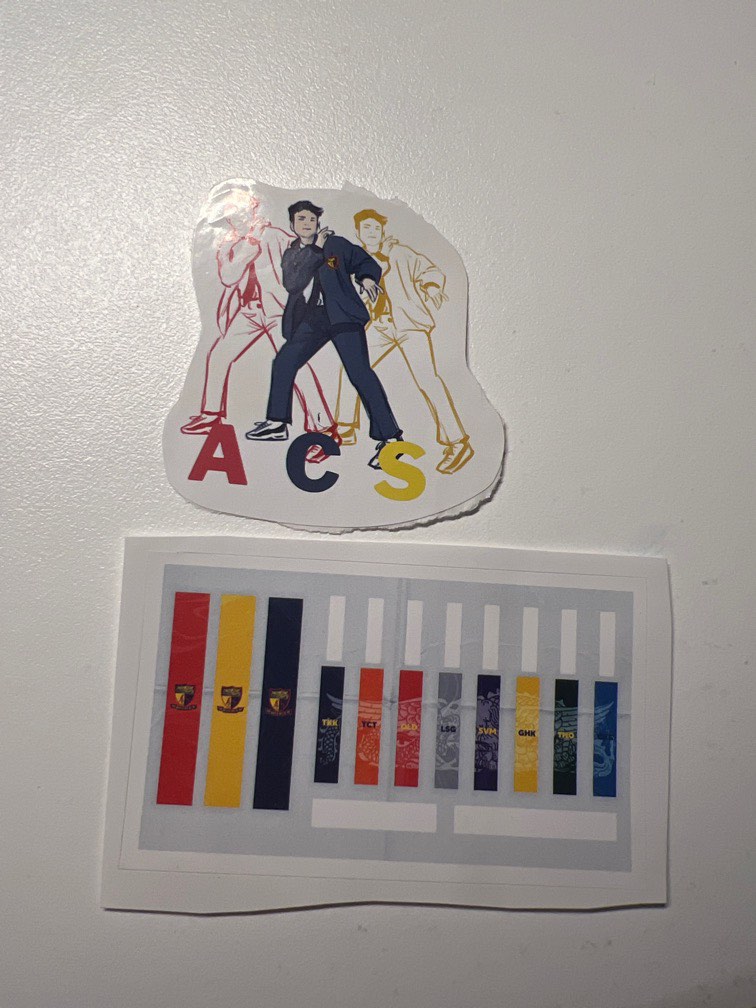 ACS stickers, Hobbies & Toys, Stationery & Craft, Stationery & School ...