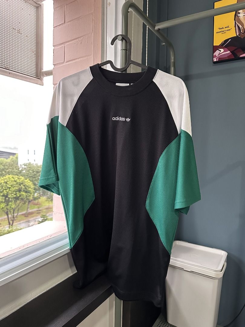 Adidas EQT Curve Block Tee XS Men s Fashion Tops Sets