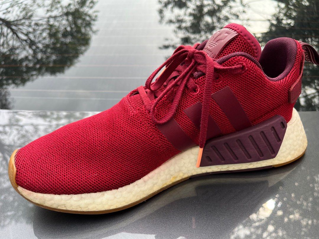 Maroon nmd r2 shop