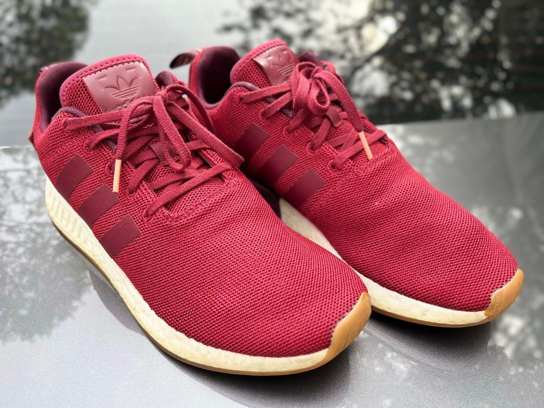 Adidas nmd burgundy for sale discount