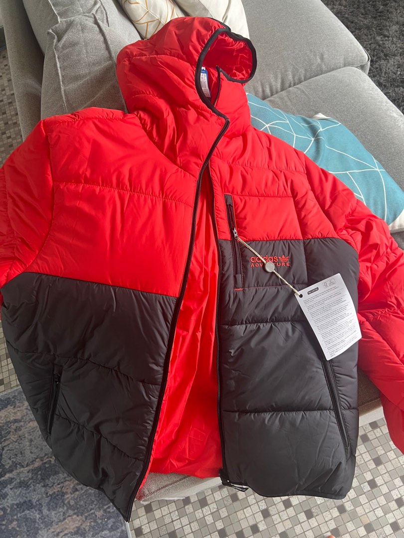 Red adidas clearance winter jacket
