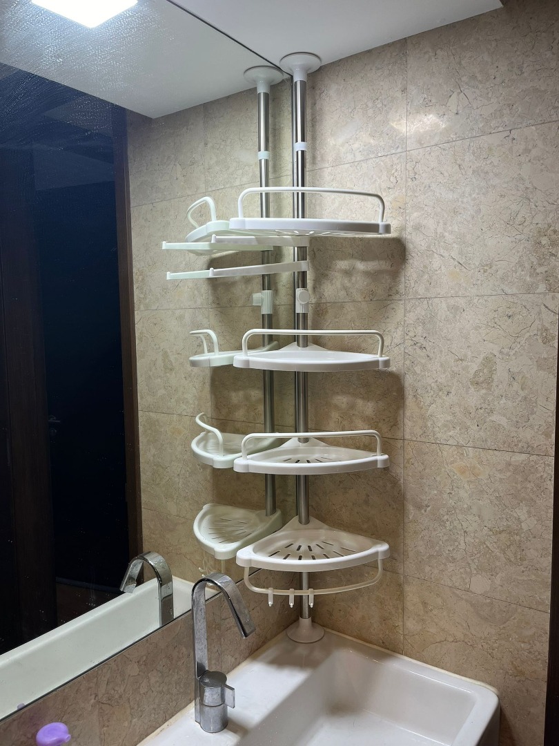 Adjustable Shower Shelf, Furniture & Home Living, Bathroom & Kitchen