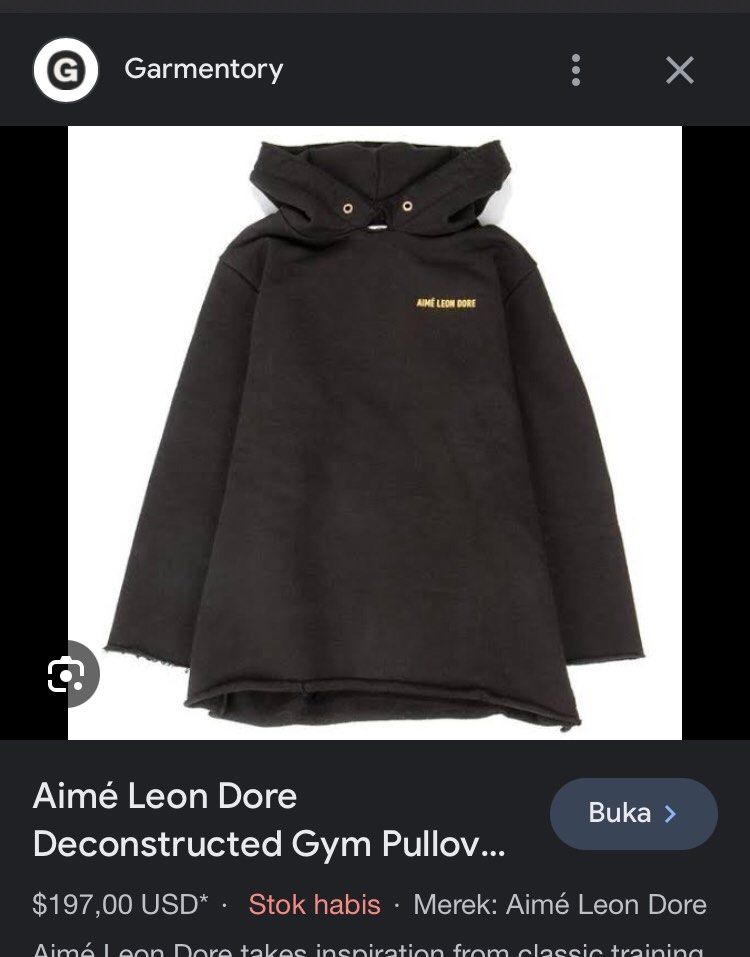 Aime leon dore hoodie autentik original Fesyen Pria Pakaian