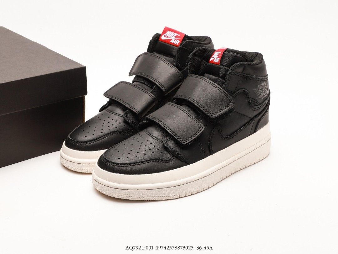 Air Jordan 1 Retro High Double Strap Black Sail shoes US 5.5 US
