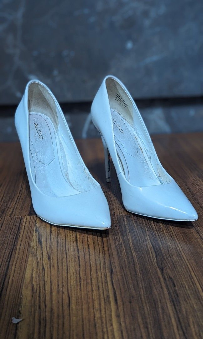 Aldo shoes sales white heels