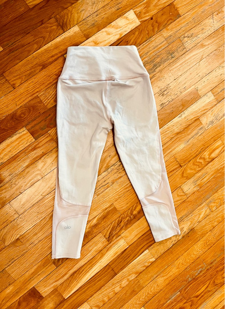 High-Waist Coast Capri Pants in White by Alo Yoga