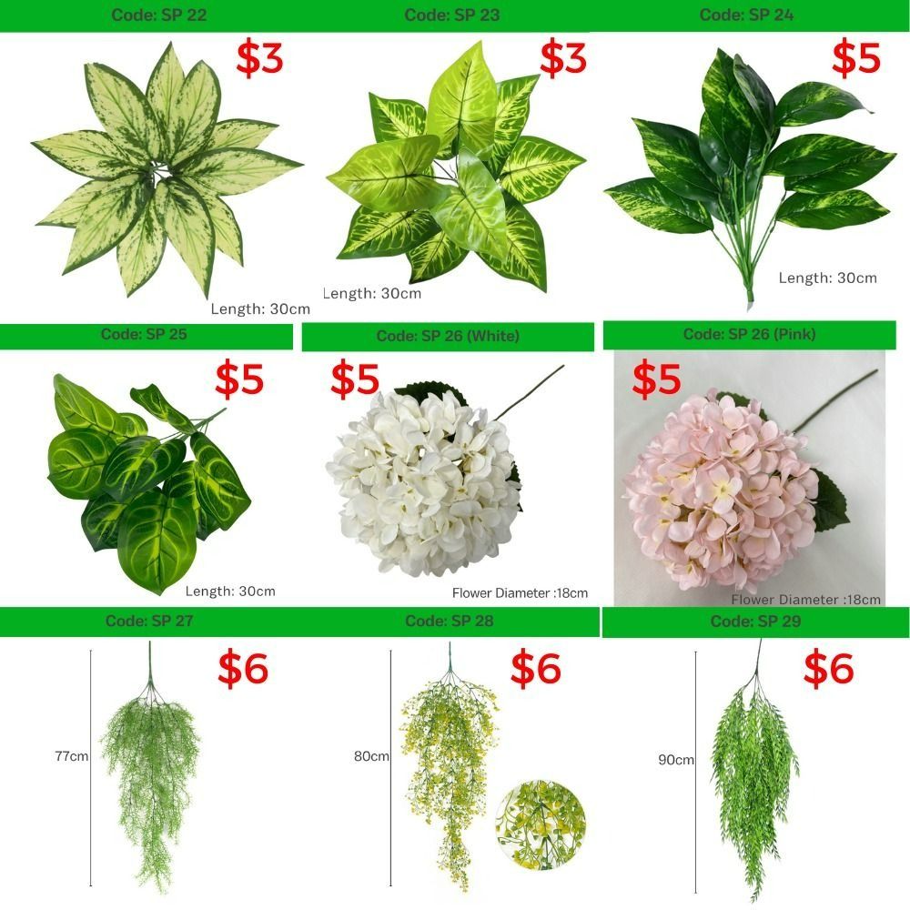 Artificial Small Bush Fake Leaves Artificial Leaves Artificial Wall