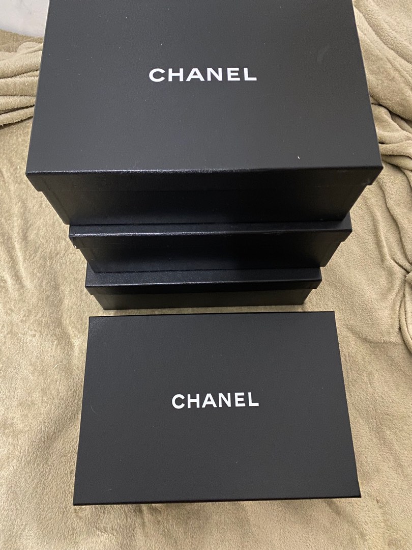 AUTHENTIC CHANEL BOX FOR SANDAL ETC 4pcs left, Luxury, Sneakers ...