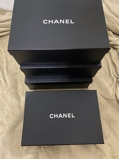 Authentic Chanel Box for Scarf, Luxury, Accessories on Carousell