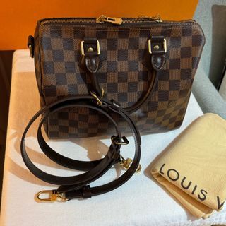 Louis Vuitton Blue EPI Leather Toledo Speedy 25 Boston Bag 863086