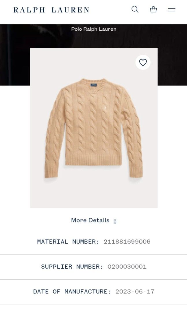 Ralph lauren cashmere outlet