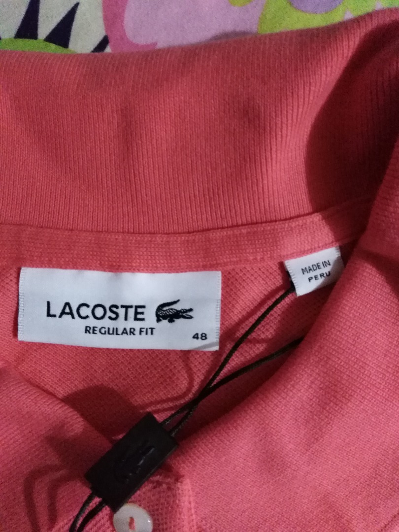 Lacoste size 2025 48