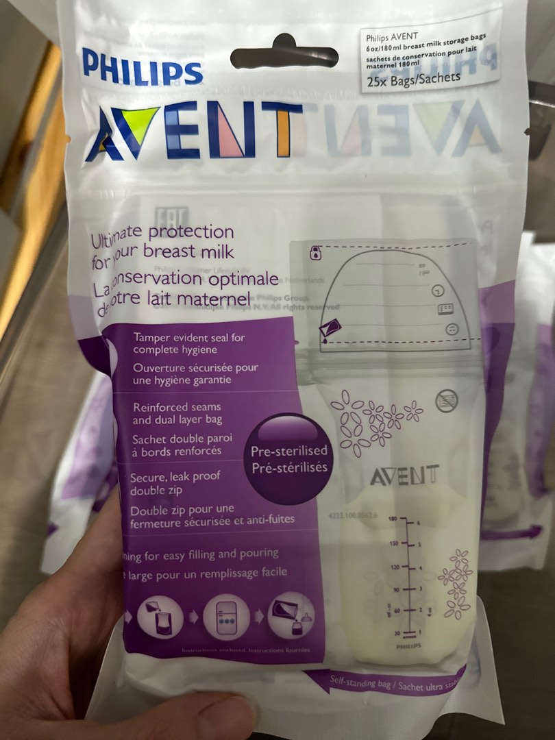 Avent Breastmilk Storage Bags, Babies & Kids, Nursing & Feeding