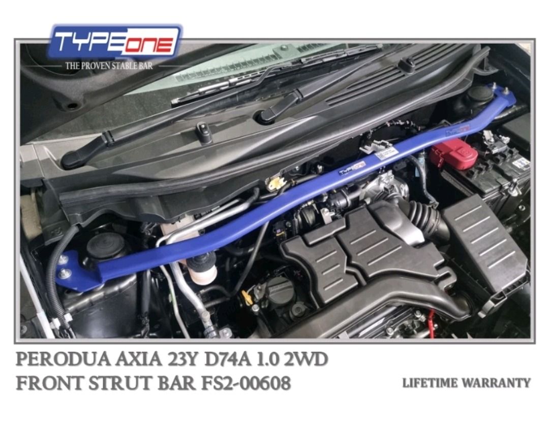 Axia 2023 front strut bar, Auto Accessories on Carousell