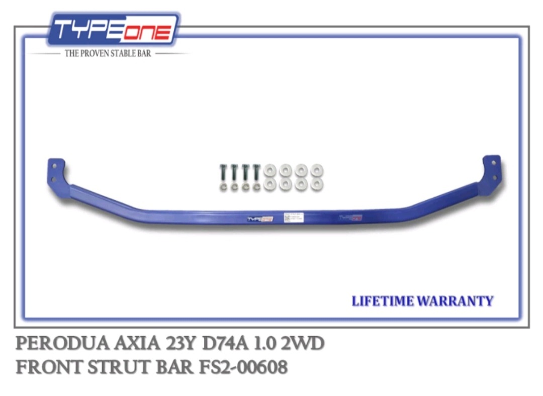 Axia 2023 front strut bar, Auto Accessories on Carousell