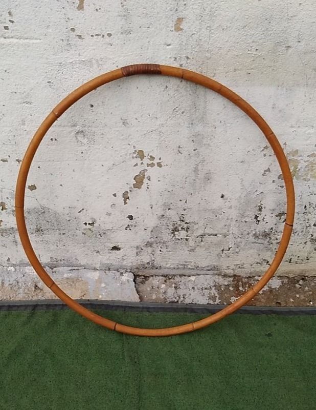 Hula hoop made of bamboo top