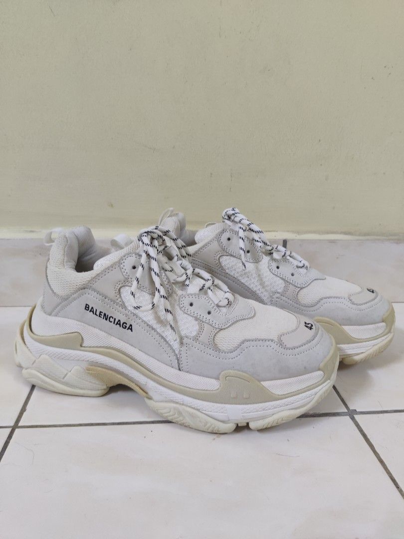 Balenciaga triple s blanche best sale