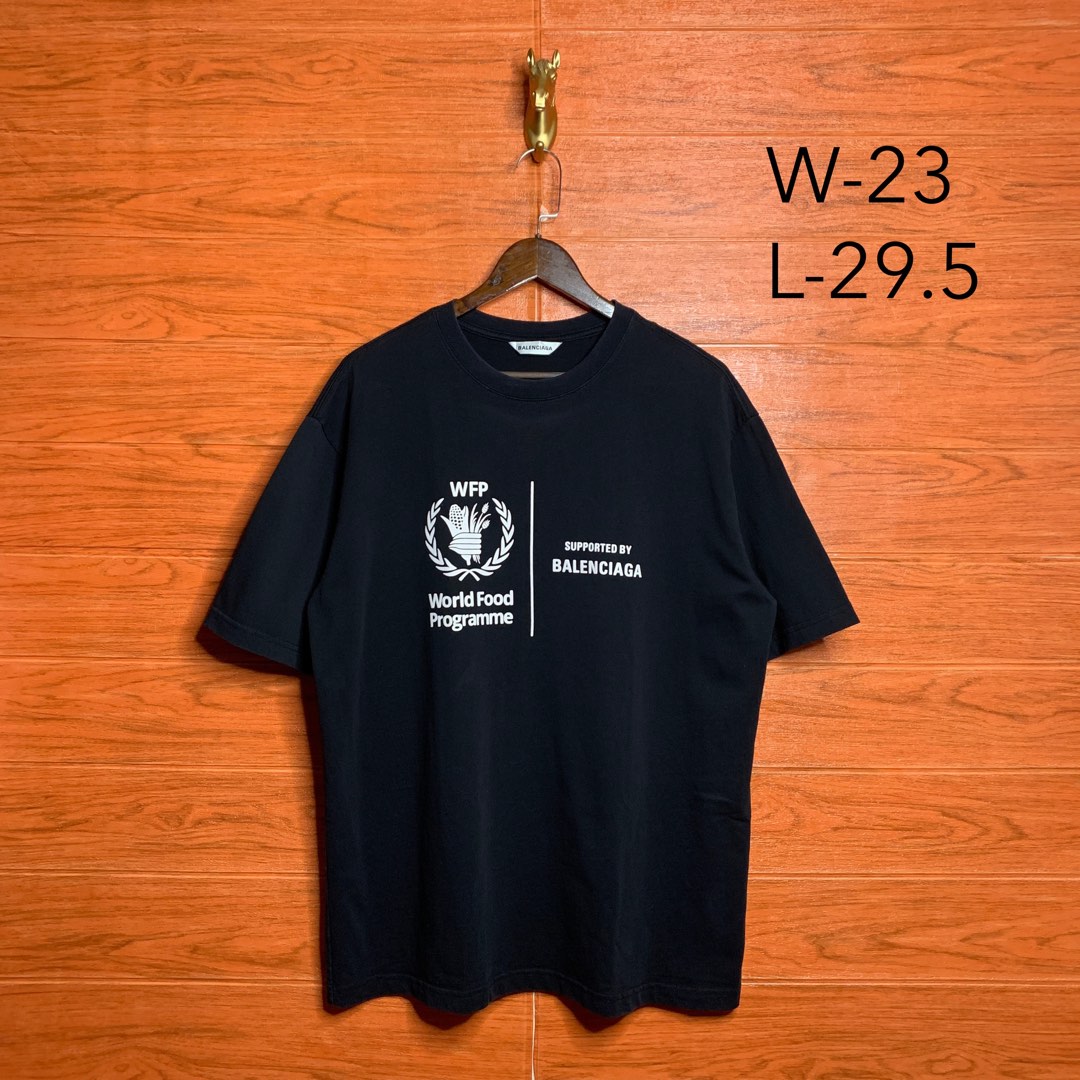 Balenciaga WPF Oversized T shirt Men s Fashion Tops Sets