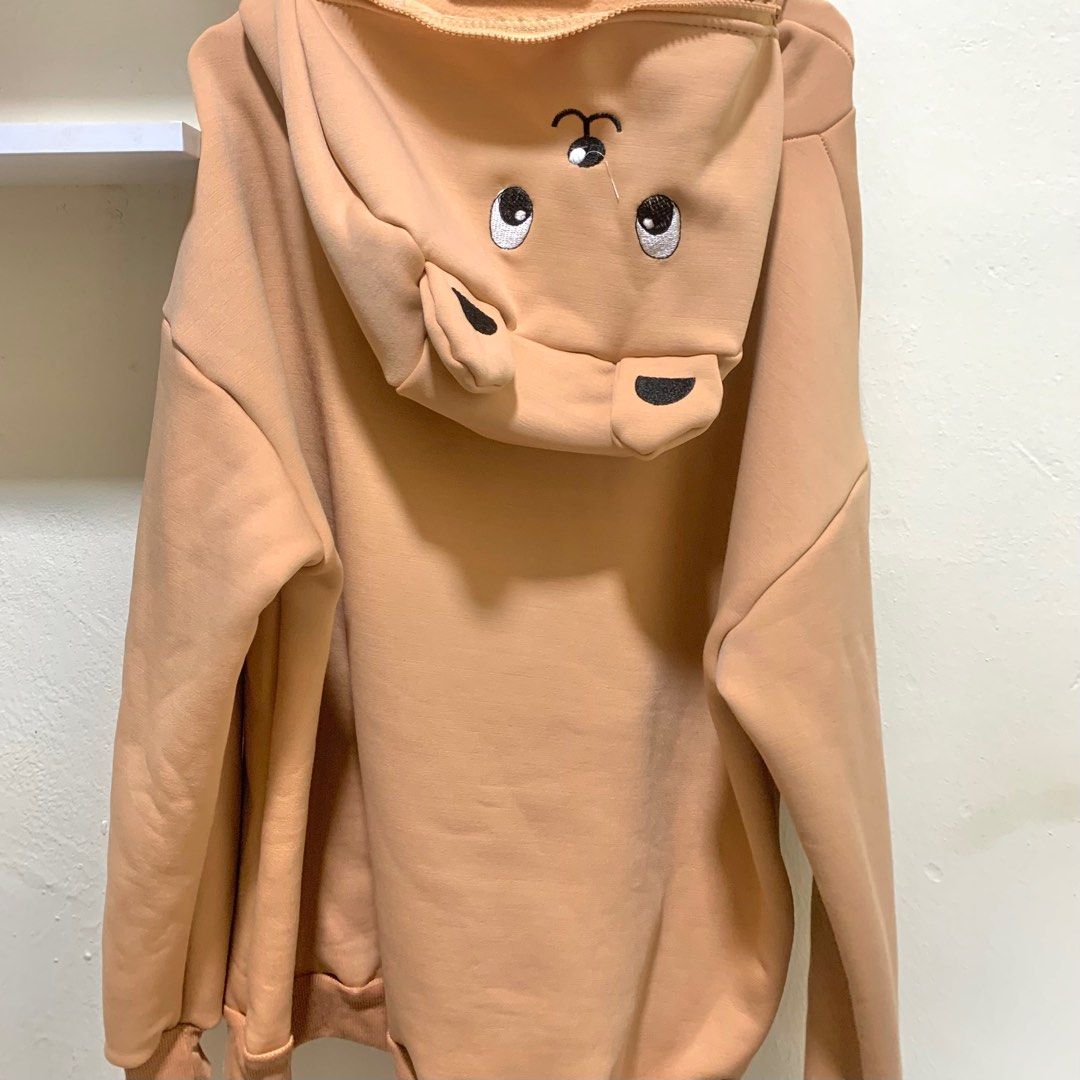 Bear hoodie hot sale with ears men's