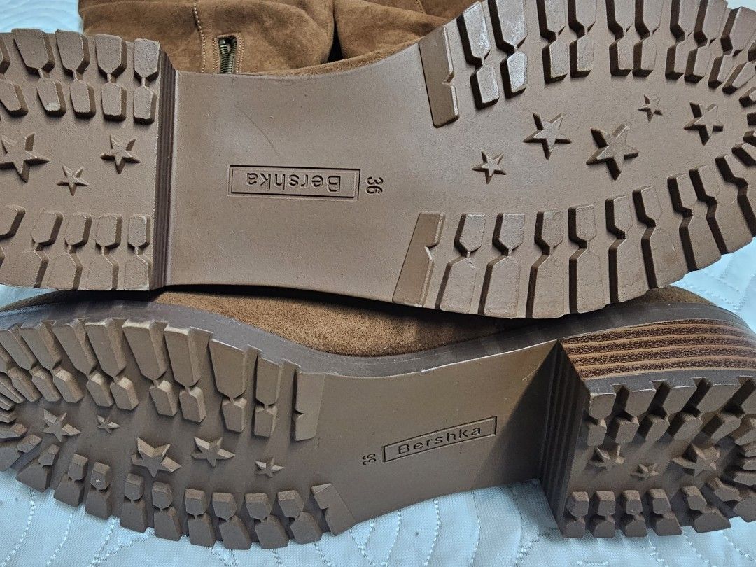 bershka thigh high boots