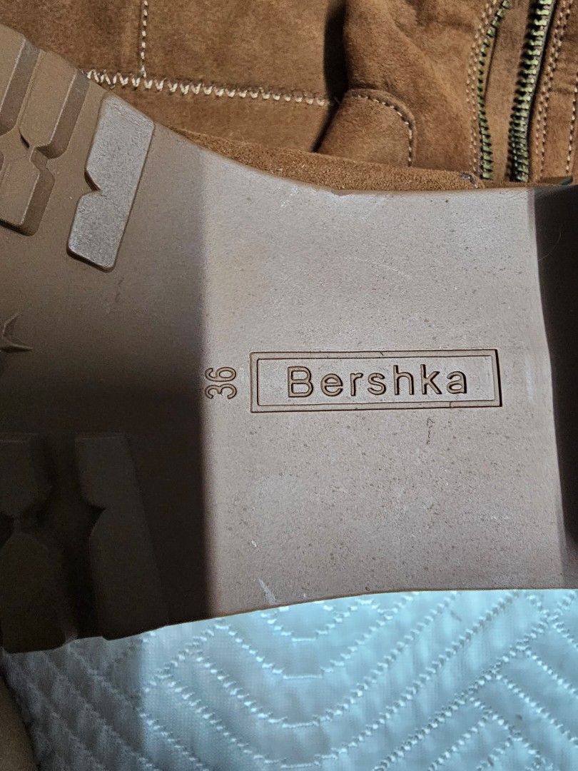 bershka thigh high boots