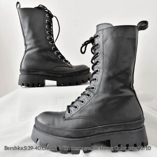 bershka combat boots