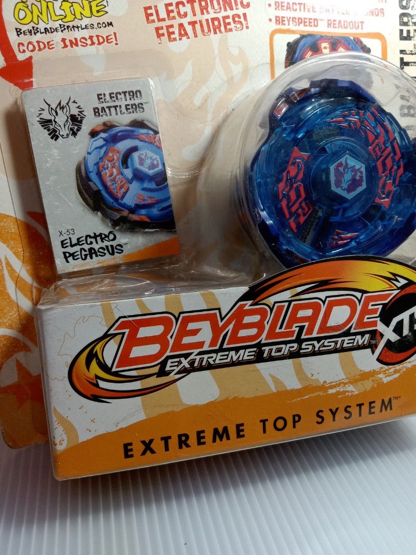 beyblade extreme top system electro battlers x-53 electro pegasus