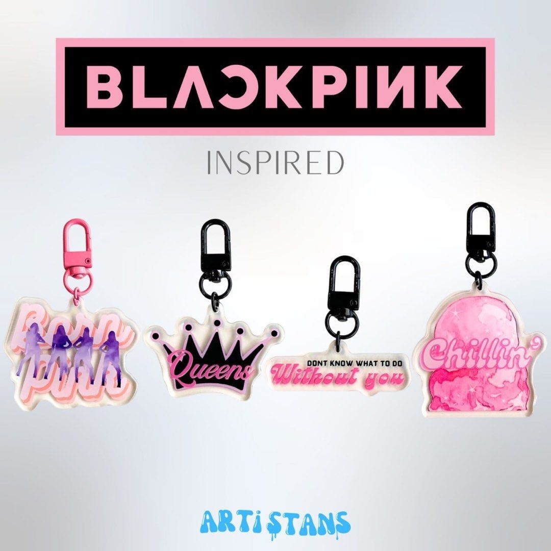 Blackpink Inspired Acrylic Keychains Kpop, Hobbies & Toys, Memorabilia