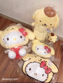 (BN) hello kitty x pompompurin merchandise