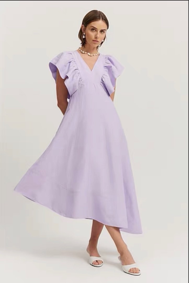 Country road purple dress top