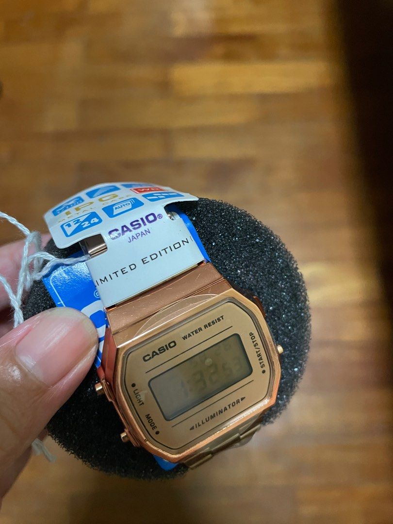 Brand new rose gold classic vintage casio watch Women s Fashion
