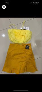 Brand new top + skirt S