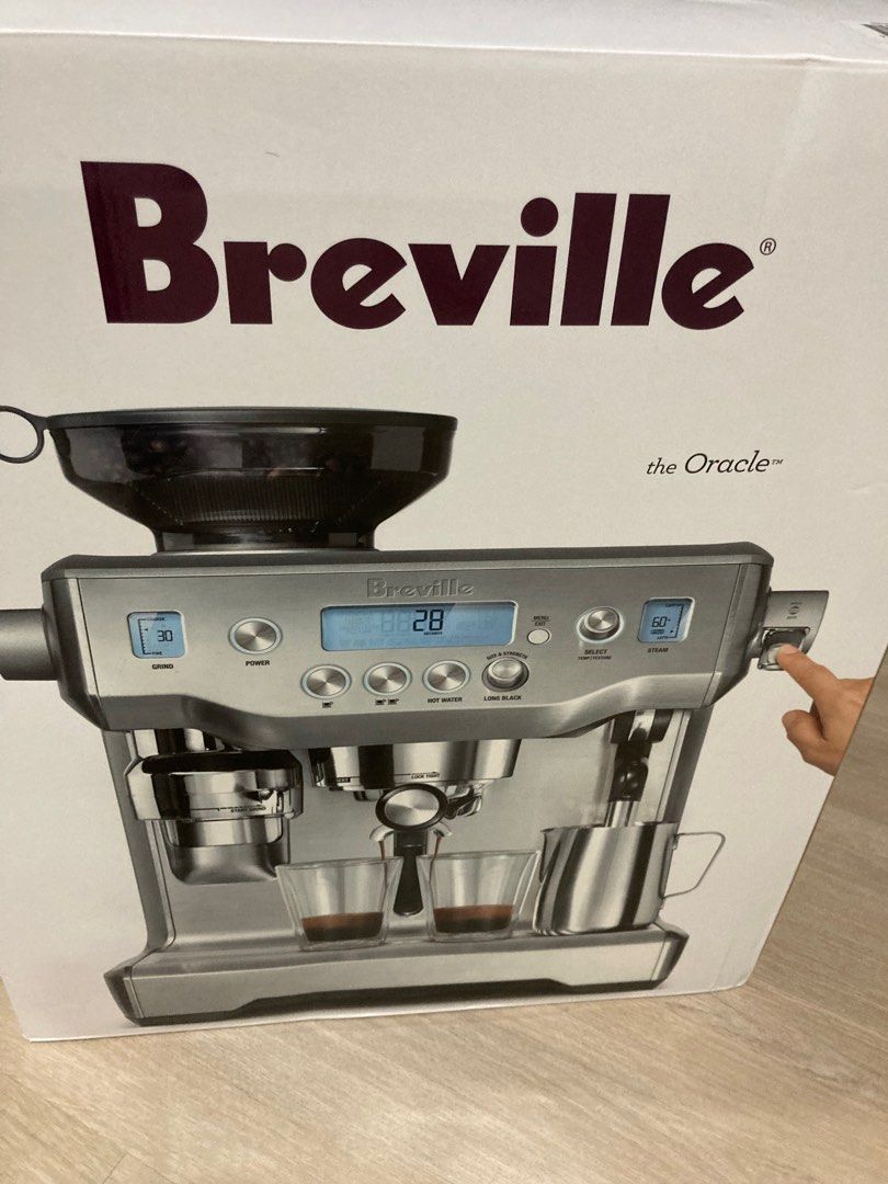 Breville Oracle Coffee Machine Black, TV & Home Appliances, Kitchen