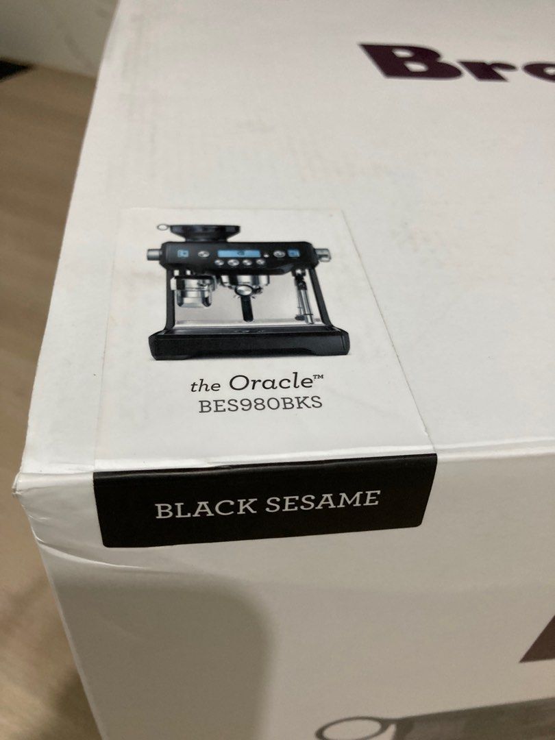 Breville Oracle Coffee Machine Black, TV & Home Appliances, Kitchen ...