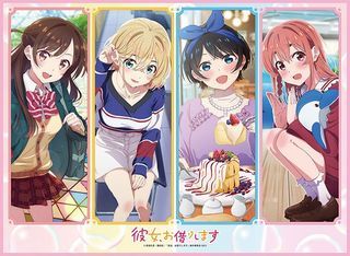 Broccoli TCG All Purpose Play Mat Rent-A-Girlfriend "Group" Ver.2 Cloth / Polyester
