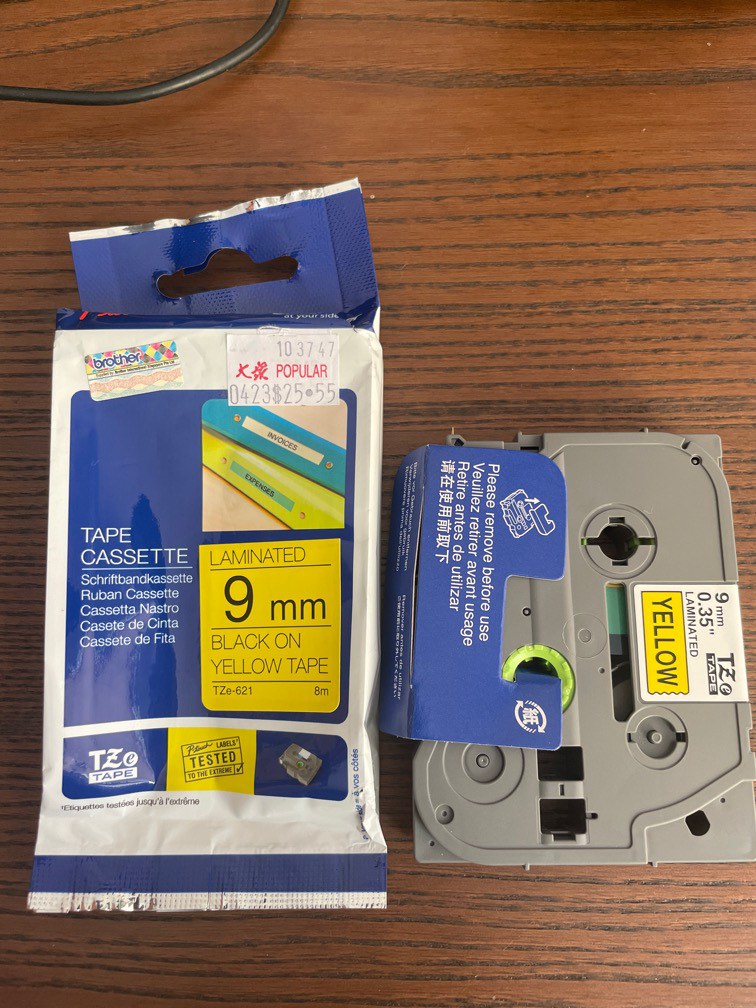 Brother label printer tape, Computers & Tech, Office & Business