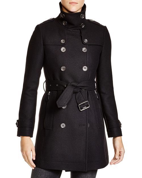 Burberry Brit Daylesmoore Wool Blend Coat Women s Fashion