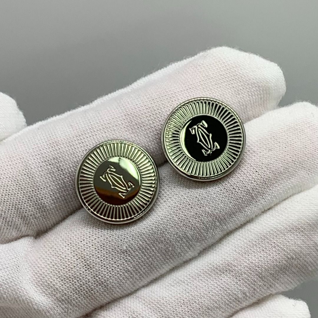 CARTIER 925 SILVER CUFFLINKS 17.30G 237037598 AL Luxury