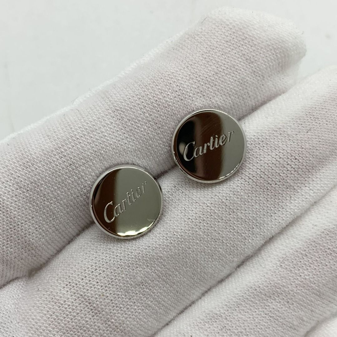 Cartier silver cufflinks online
