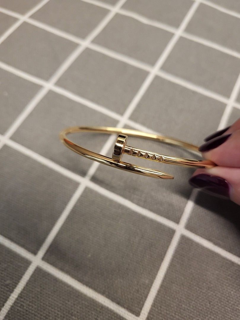 Cartier juc juste un clus bracelet rose gold small model size 15