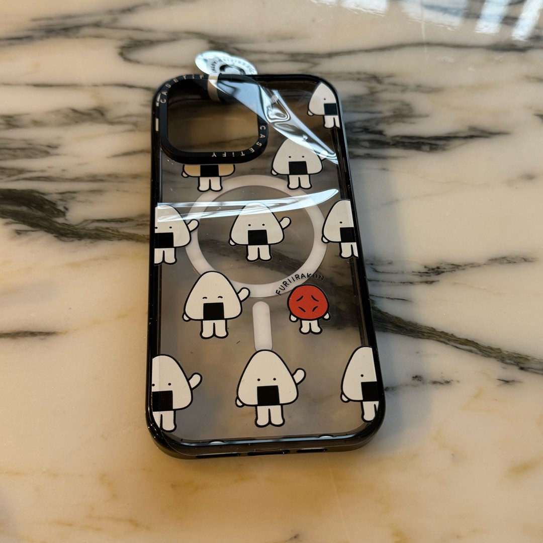 Casetify impact ring stand case iPhone 15 pro max onigiri & umeboshi