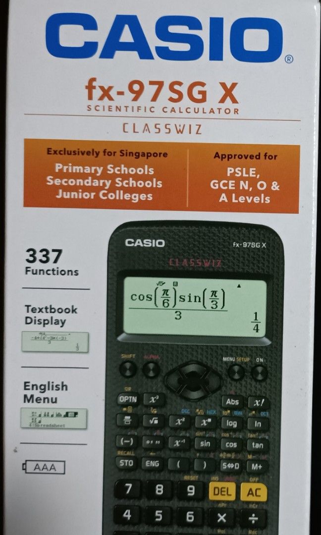 Casio Calculator fx 97SG X Hobbies Toys Stationery Craft