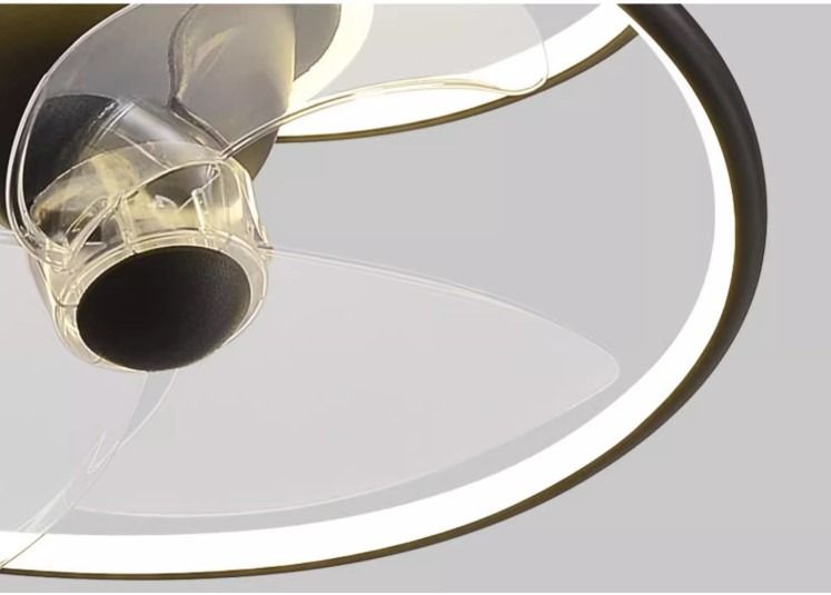 Ceiling Fan Rotating LED Light Rotating Modern, Furniture & Home Living ...