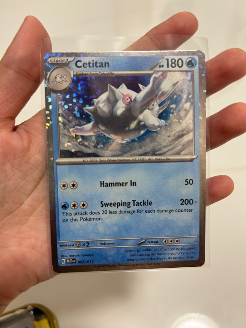 Cetitan - McDonald's Promos 2023 Pokmon TCG, Hobbies & Toys, Toys & Games  on Carousell