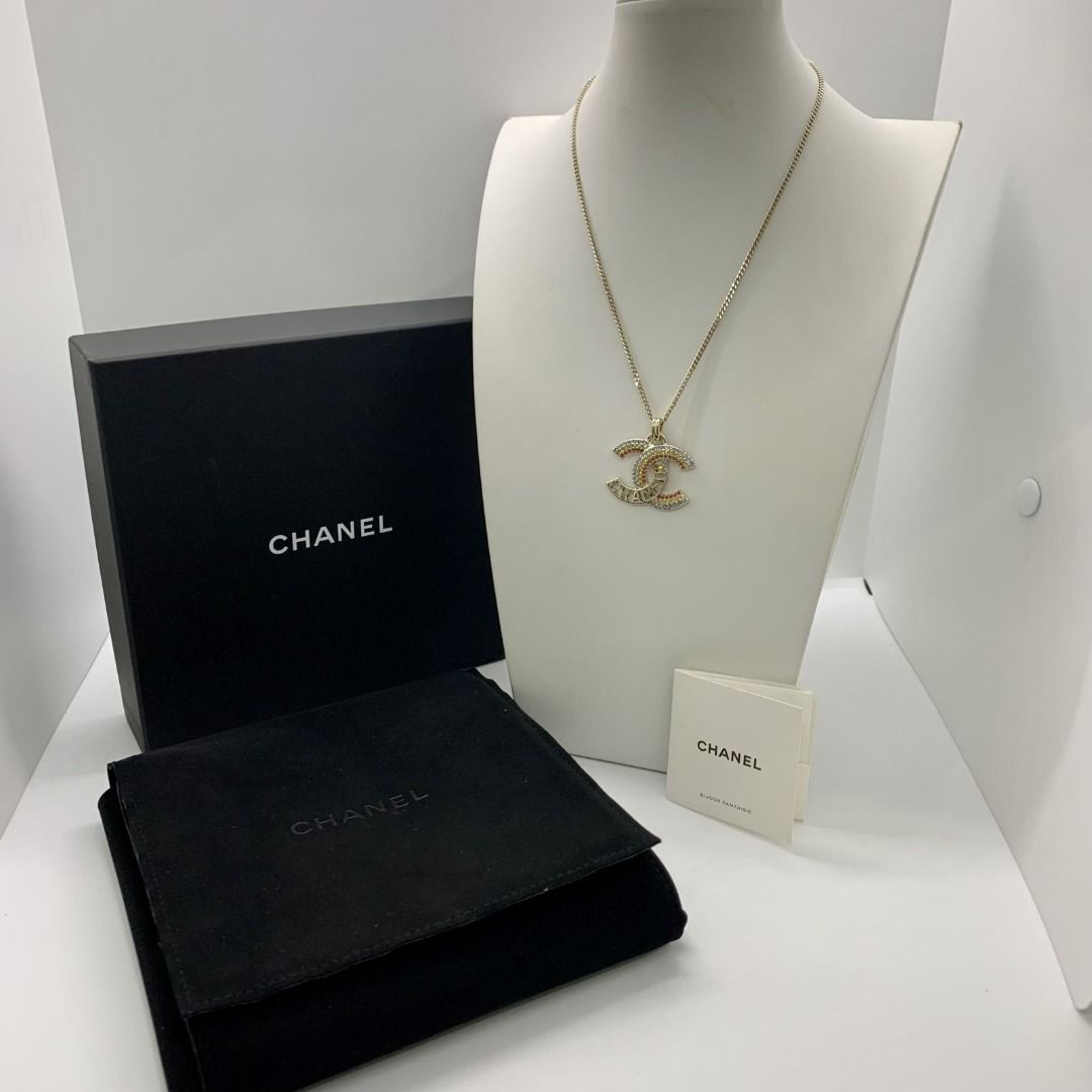 CHANEL A23C RAINBOW RHINESTONES NECKLACE 237035286 WE