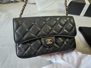 Chanel Flap Phone holder with chain AP2946 Brand new full set, local  receipt - Lambskin, enamel top handle - Can fit pro max sizes phone - 10 x  18 x 4.5 (cm)