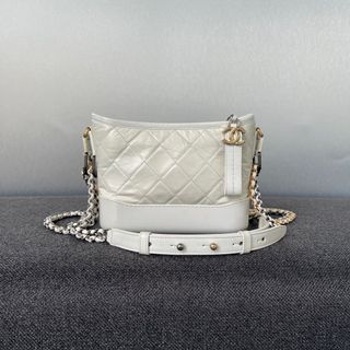 Chanel 22 Tote Large Calfskin Black White Stitch Ghw, Luxury, Bags &  Wallets on Carousell