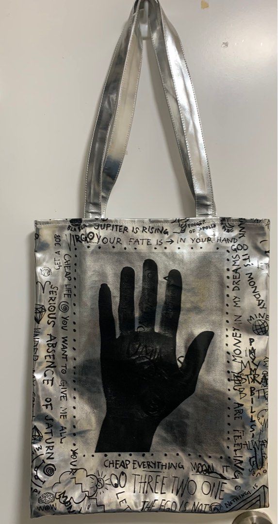 Cheap Monday silver tote bag Tote Bags