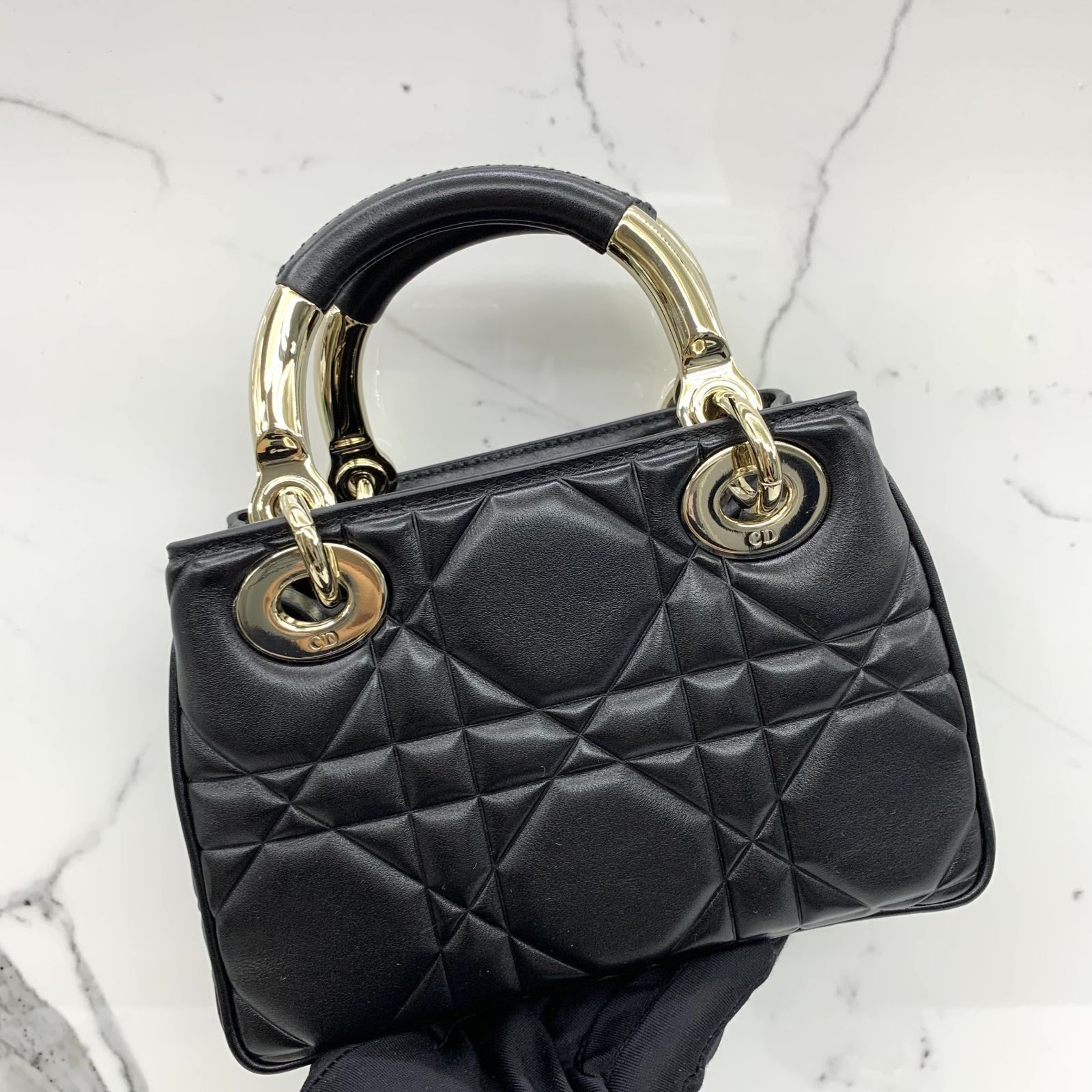 Christian dior black best sale handbag